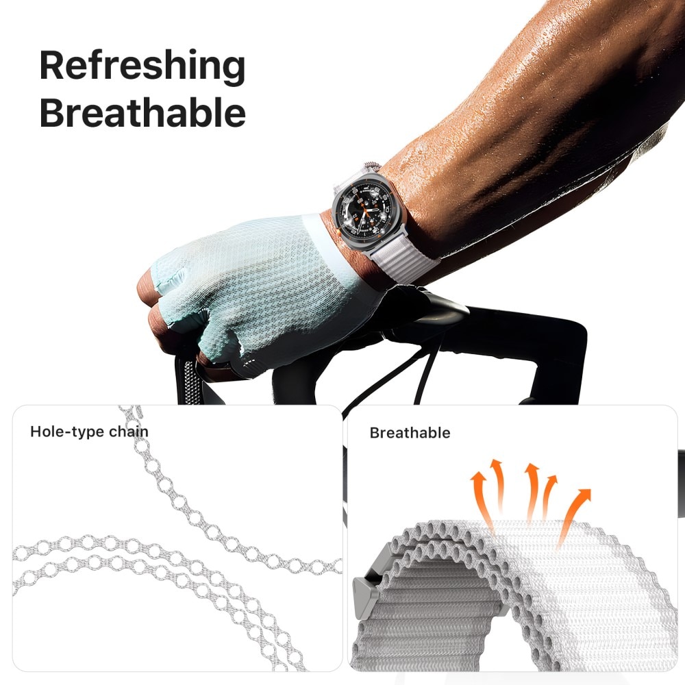 Correa de Active Nylon Samsung Galaxy Watch Ultra 47mm Blance