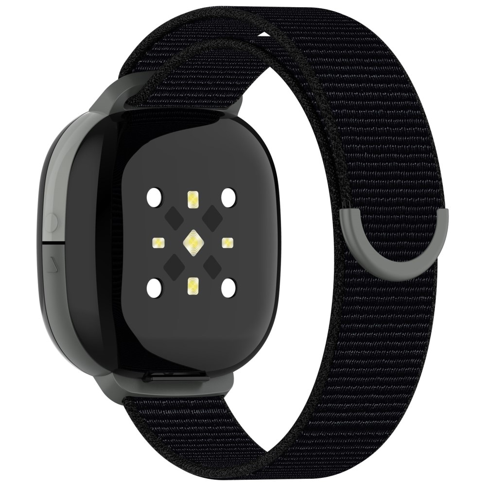Correa de nailon Fitbit Ace LTE Negro