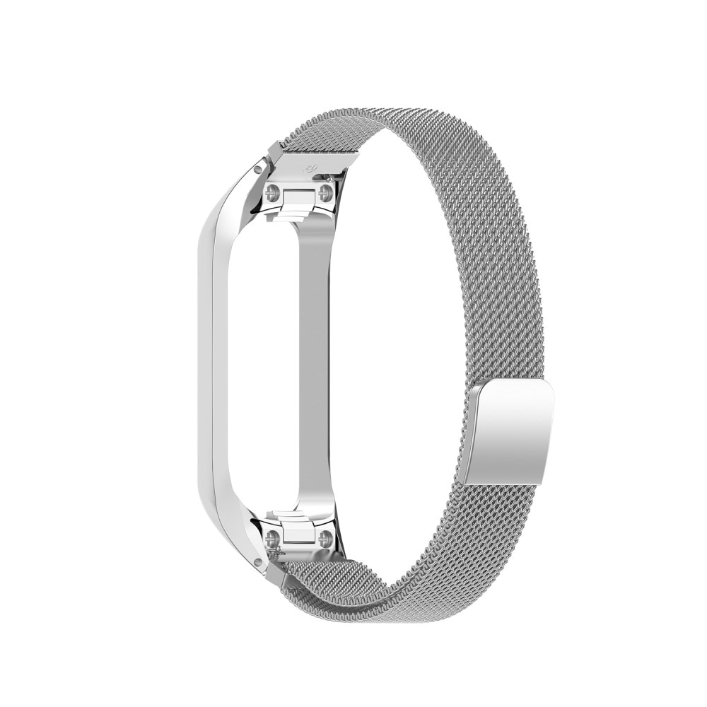 Pulsera milanesa para Samsung Galaxy Fit 2, plata