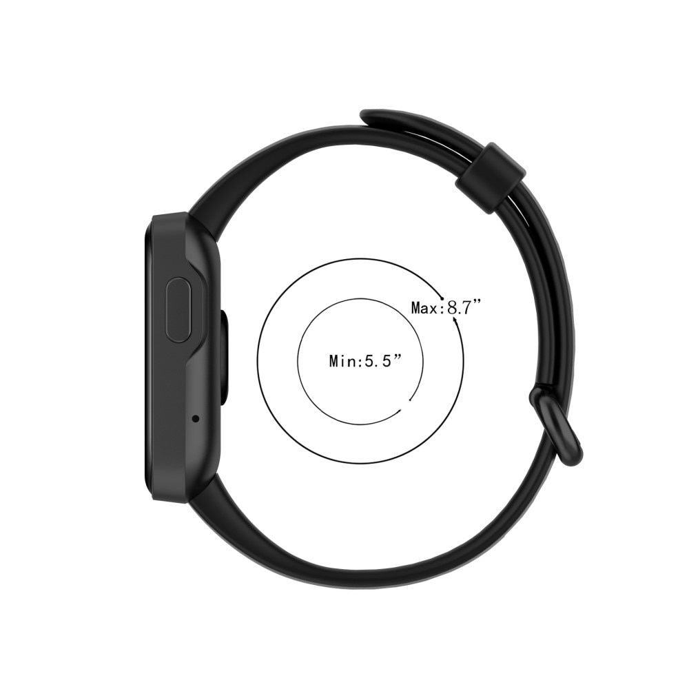 Correa de silicona para Xiaomi Mi Watch Lite, Negro