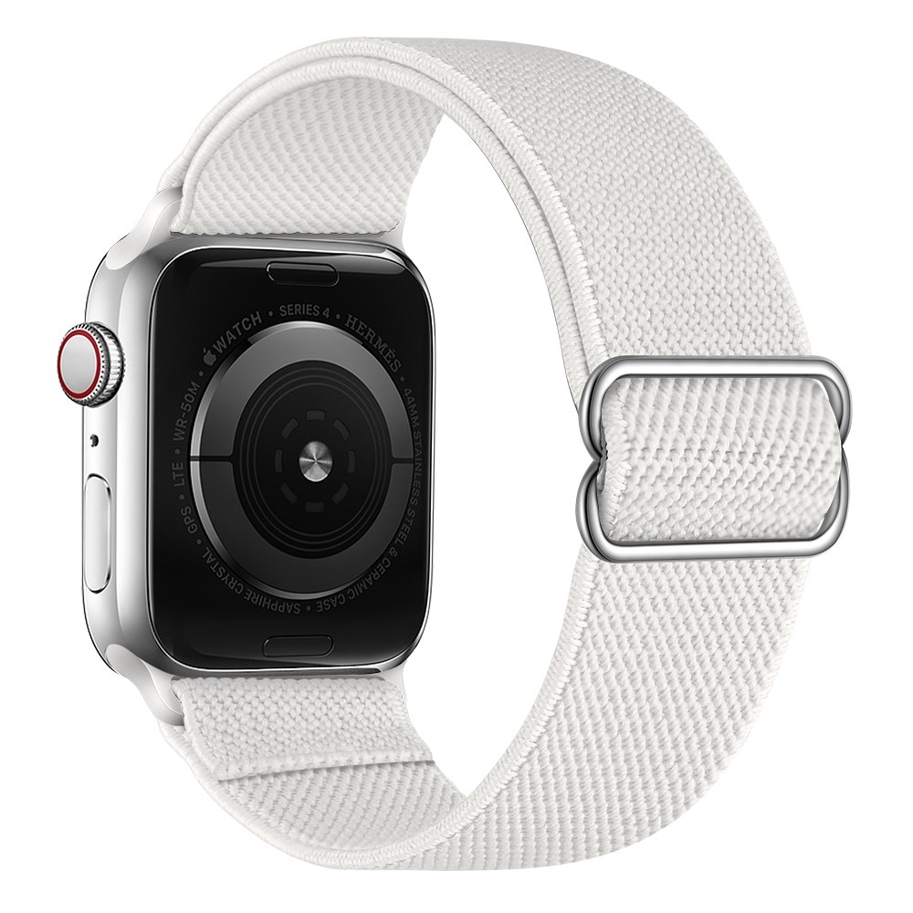 Correa elástica de nailon Apple Watch 41mm Series 8 blanco