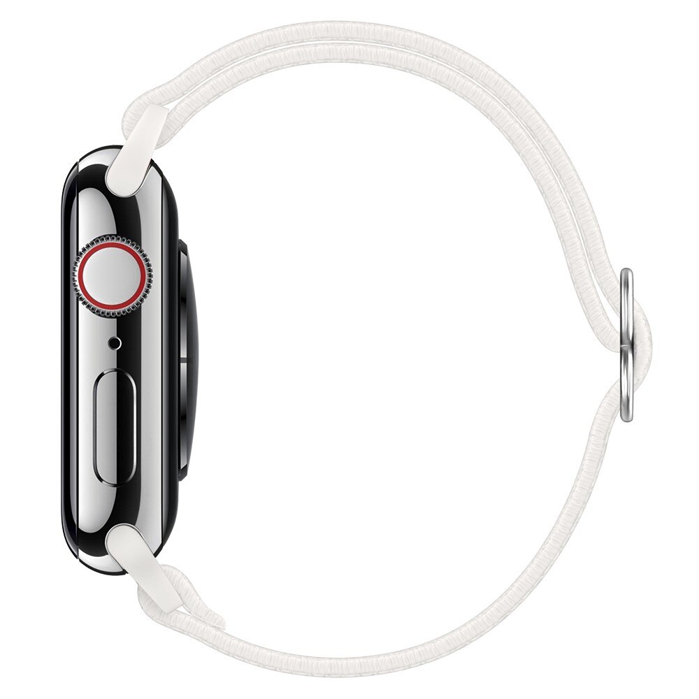 Correa elástica de nailon Apple Watch 41mm Series 9 blanco