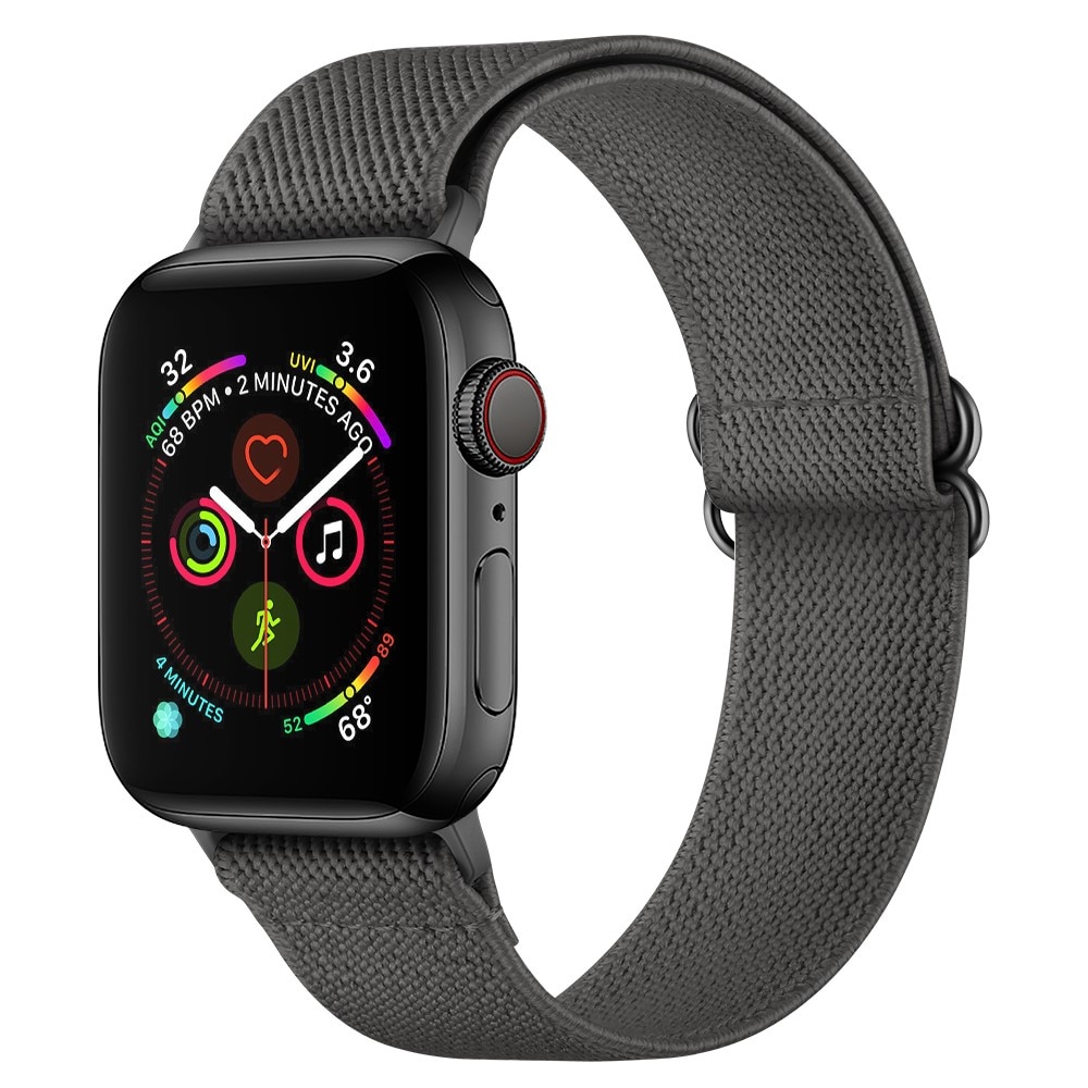 Correa elástica de nailon Apple Watch 41mm Series 8 gris