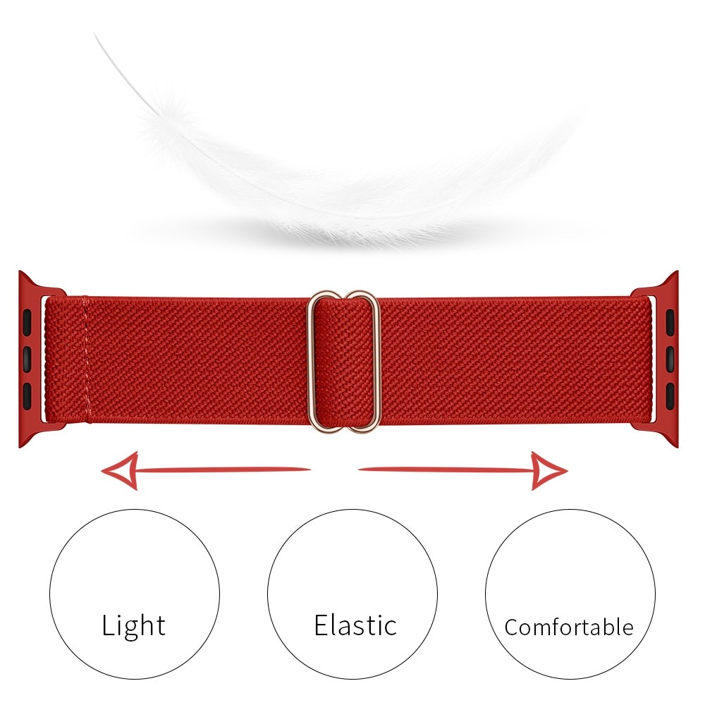 Correa elástica de nailon Apple Watch 40mm rojo