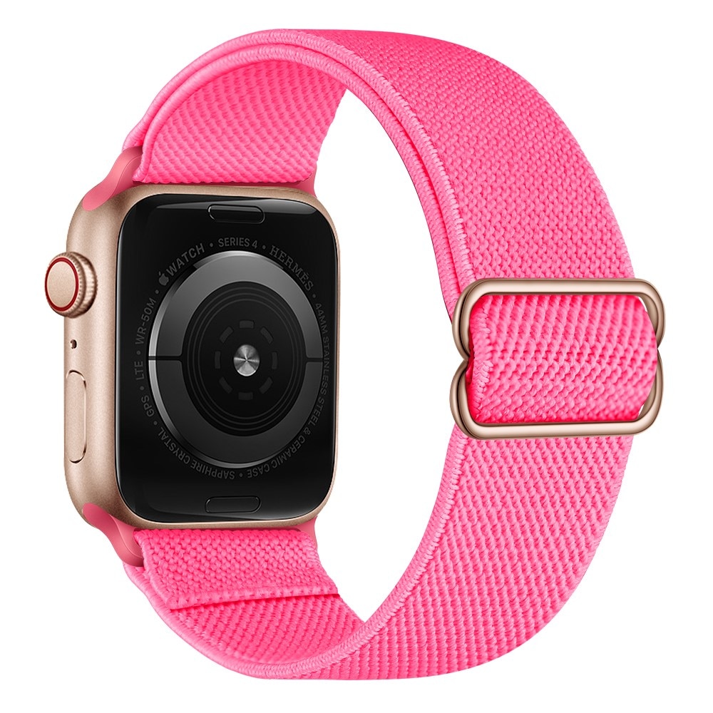 Correa elástica de nailon Apple Watch 41mm Series 8 fucsia