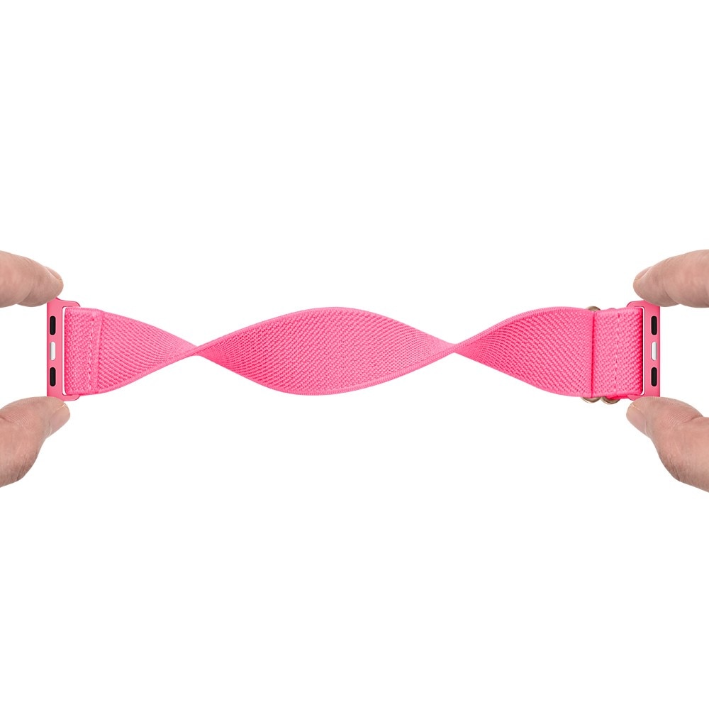 Correa elástica de nailon Apple Watch SE 40mm, Rosa