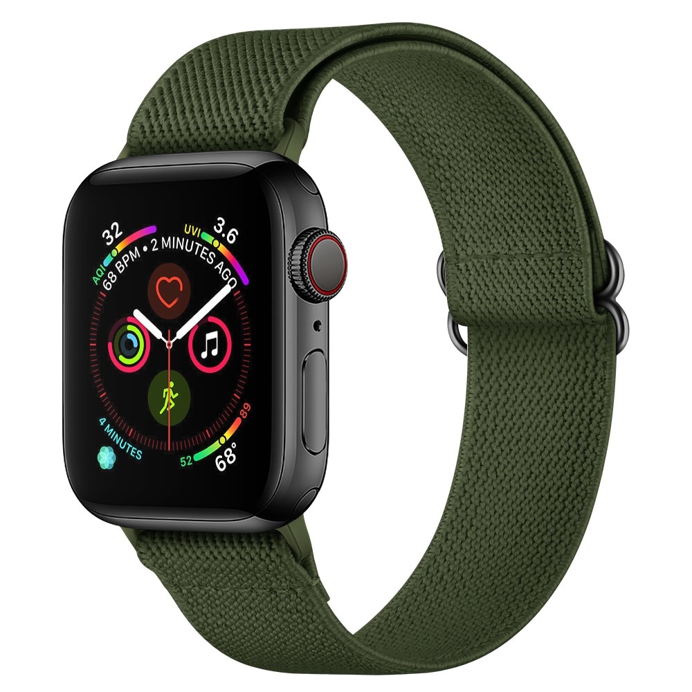 Correa elástica de nailon Apple Watch 40mm verde