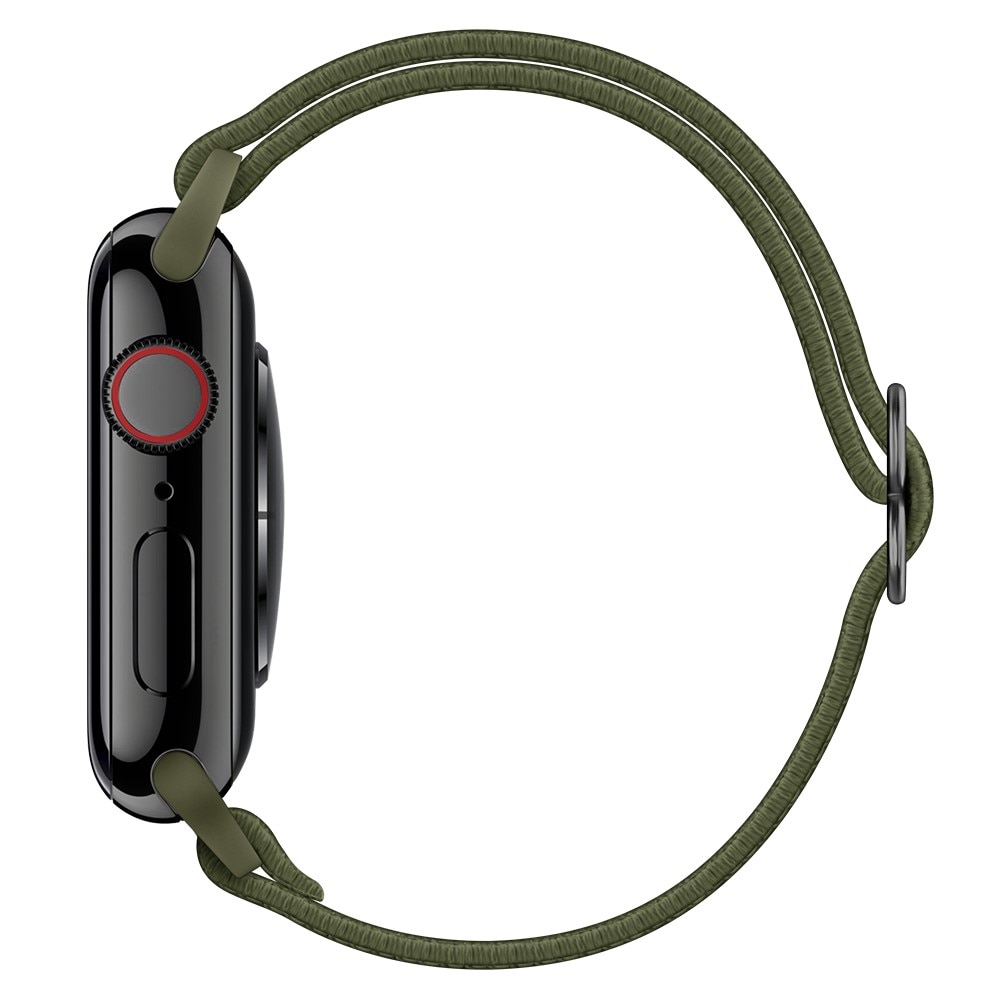 Correa elástica de nailon Apple Watch 41mm Series 8 verde