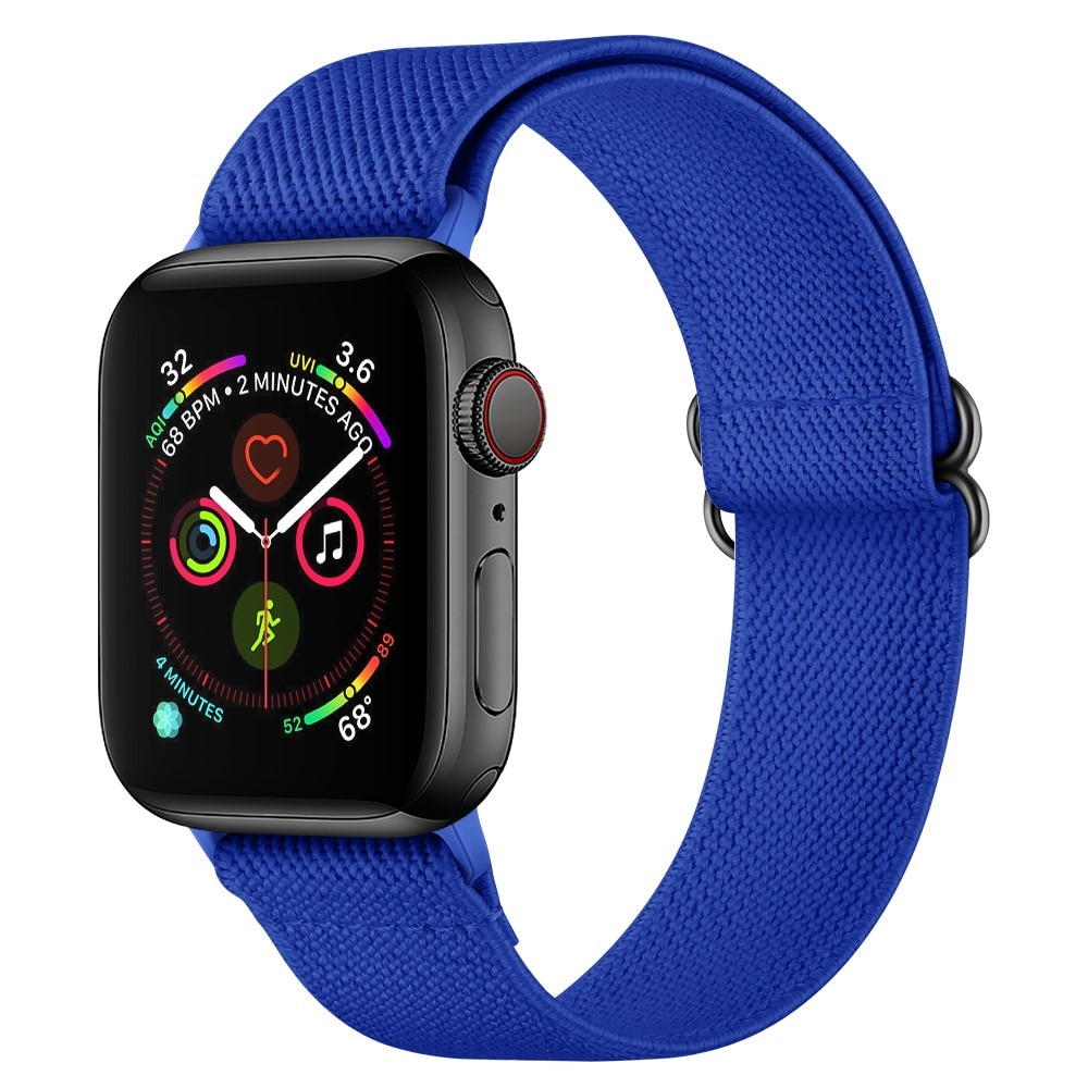 Correa elástica de nailon Apple Watch 41mm Series 8 azul