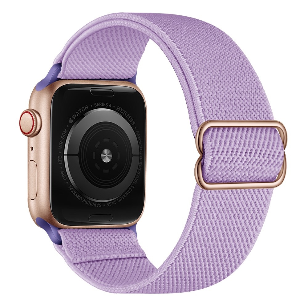 Correa elástica de nailon Apple Watch 40mm violeta