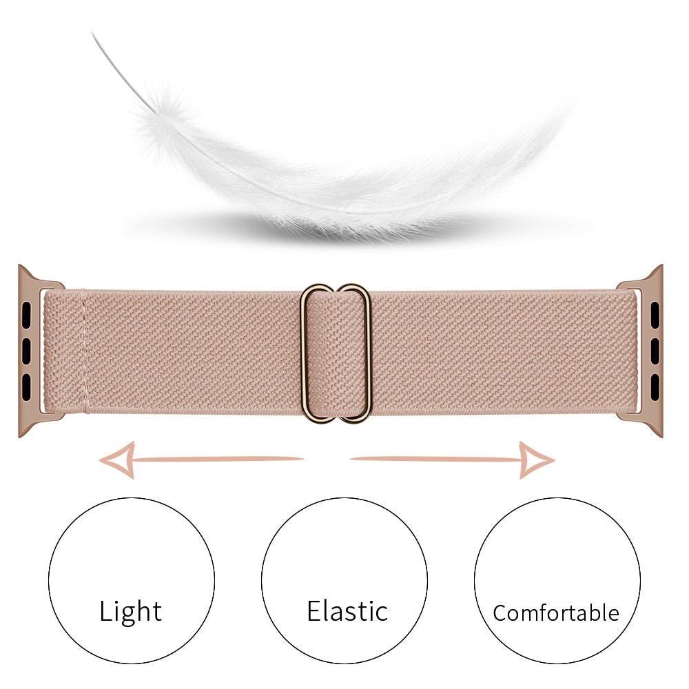 Correa elástica de nailon Apple Watch Series 1-3 38mm, Beige