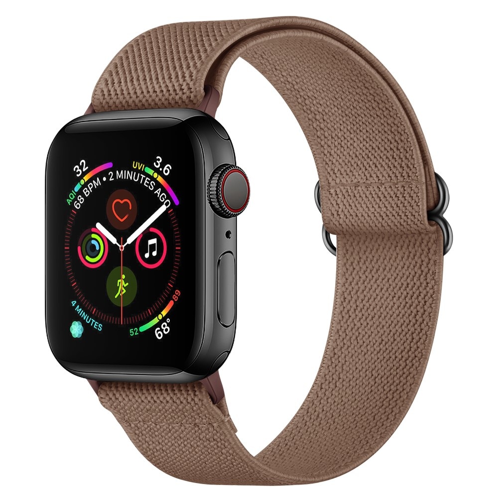 Correa elástica de nailon Apple Watch 40mm marrón