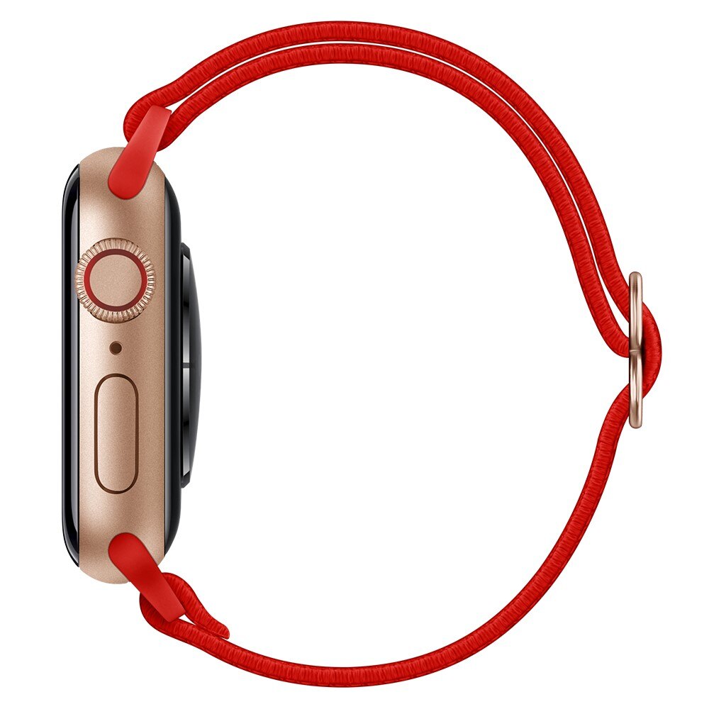 Correa elástica de nailon Apple Watch Ultra 49mm 1st Gen, Rojo