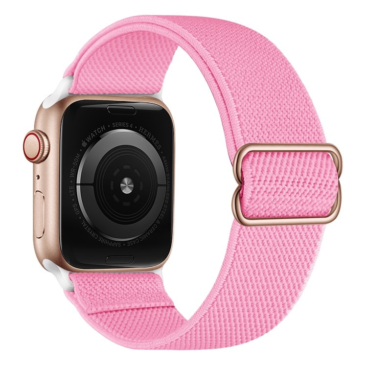 Correa elástica de nailon Apple Watch SE 44mm rosado