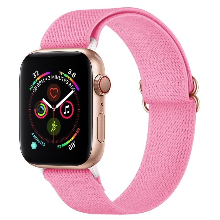 Correa elástica de nailon Apple Watch 41mm Series 8 rosado