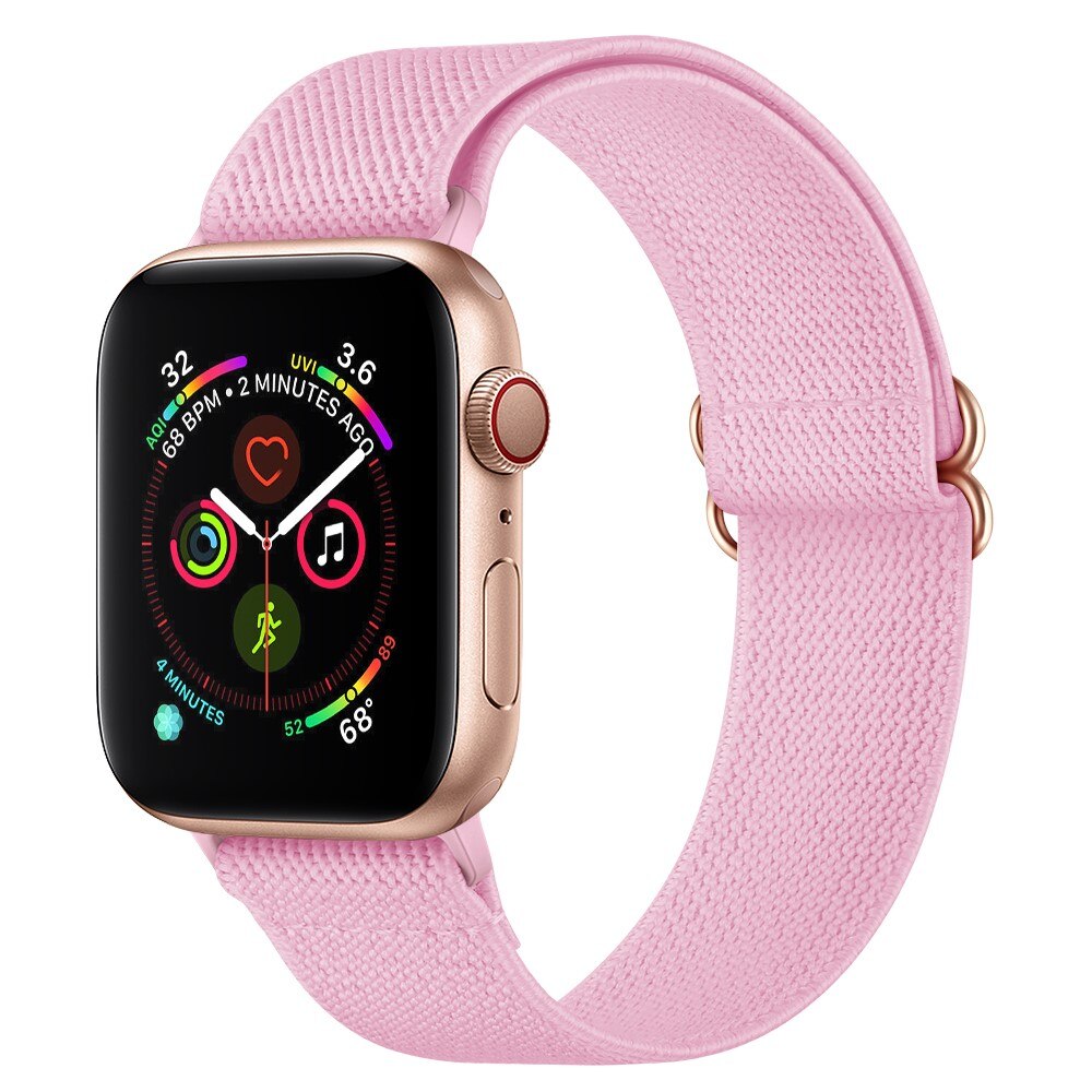 Correa elástica de nailon Apple Watch 42/44/45 mm rosado