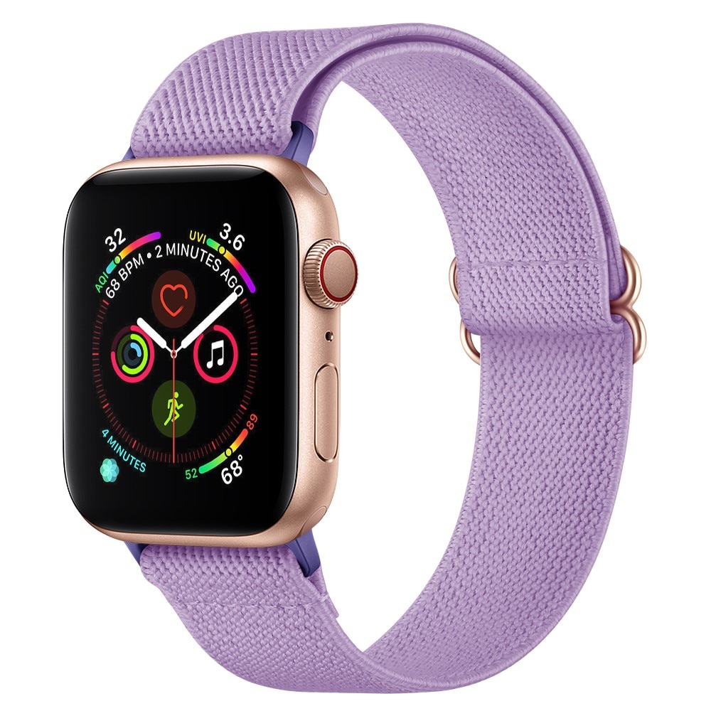 Correa elástica de nailon Apple Watch Ultra 49mm 1st Gen, Púrpura