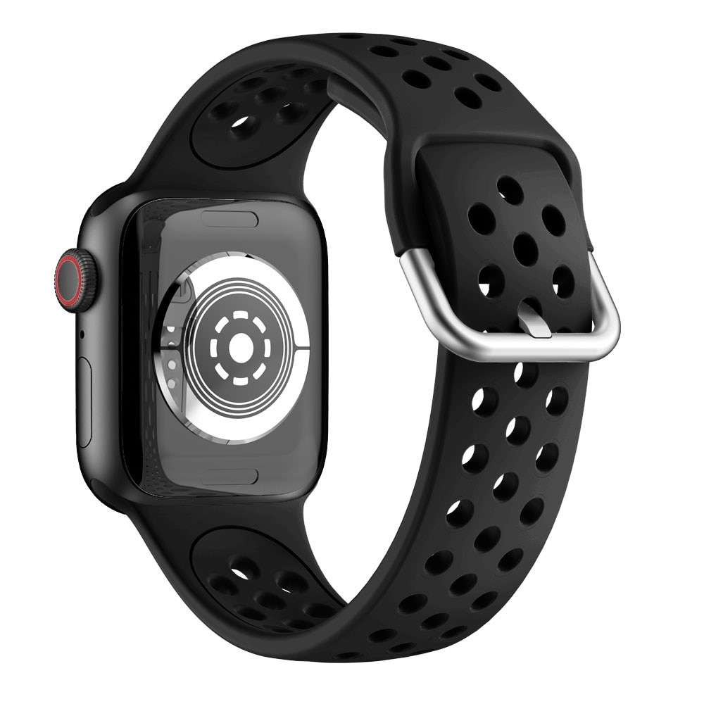 Correa Sport de silicona Apple Watch 42/44/45/49 mm Negro