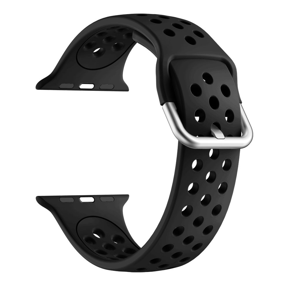 Correa Sport de silicona Apple Watch 38/40/41 mm Negro