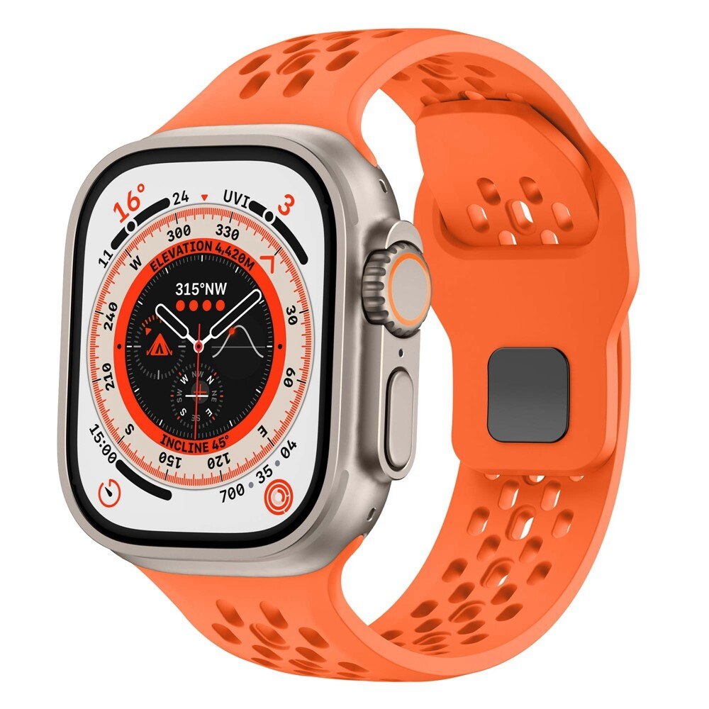 Correa Sport de silicona Apple Watch Series 1-3 42mm Naranja