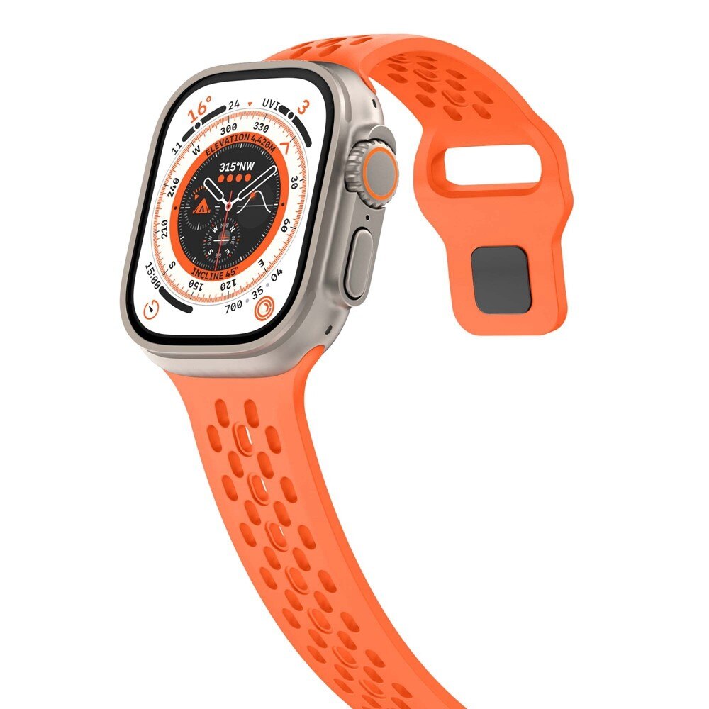 Correa Sport de silicona Apple Watch Series 1-3 42mm Naranja