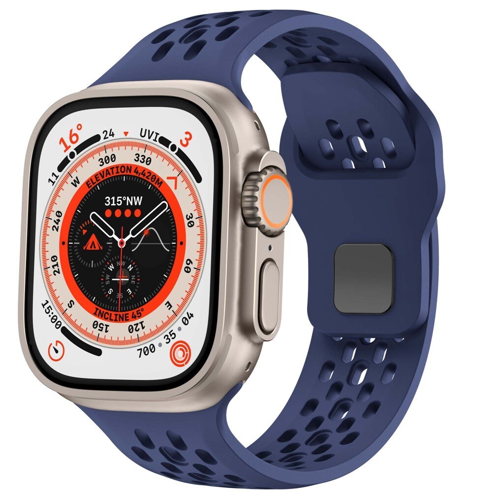 Correa Sport de silicona Apple Watch Series 1-3 42mm Azul oscuro