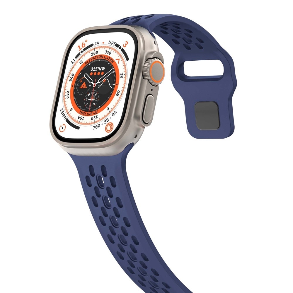 Correa Sport de silicona Apple Watch Series 1-3 42mm Azul oscuro