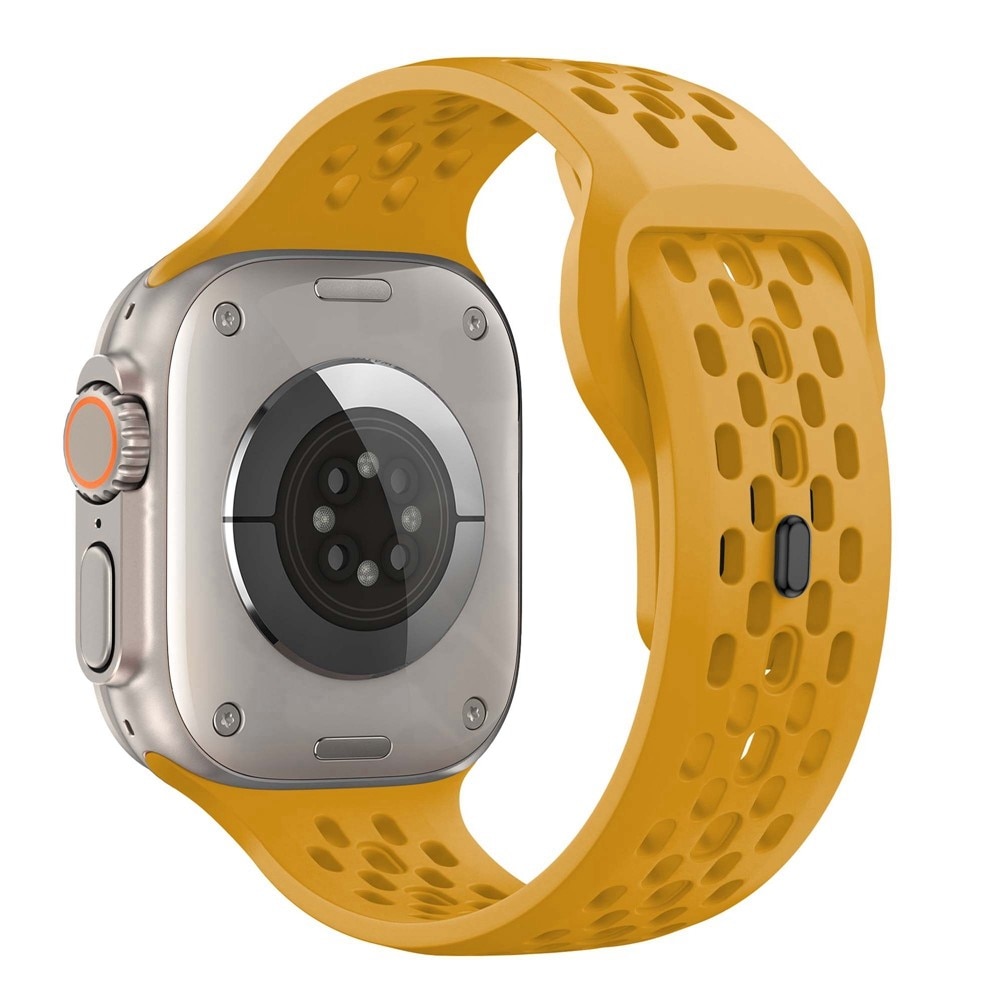 Correa Sport de silicona Apple Watch Series 1-3 42mm Amarillo