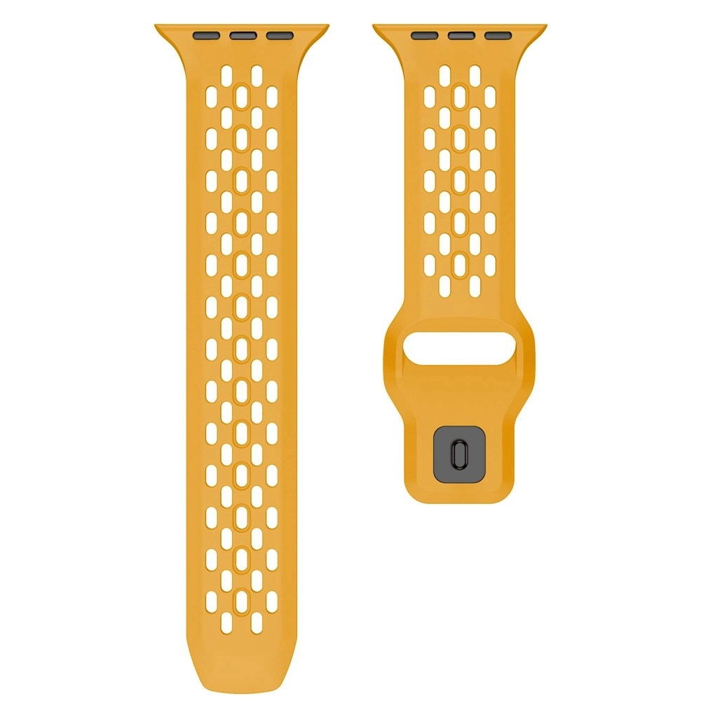 Correa Sport de silicona Apple Watch Series 1-3 42mm Amarillo