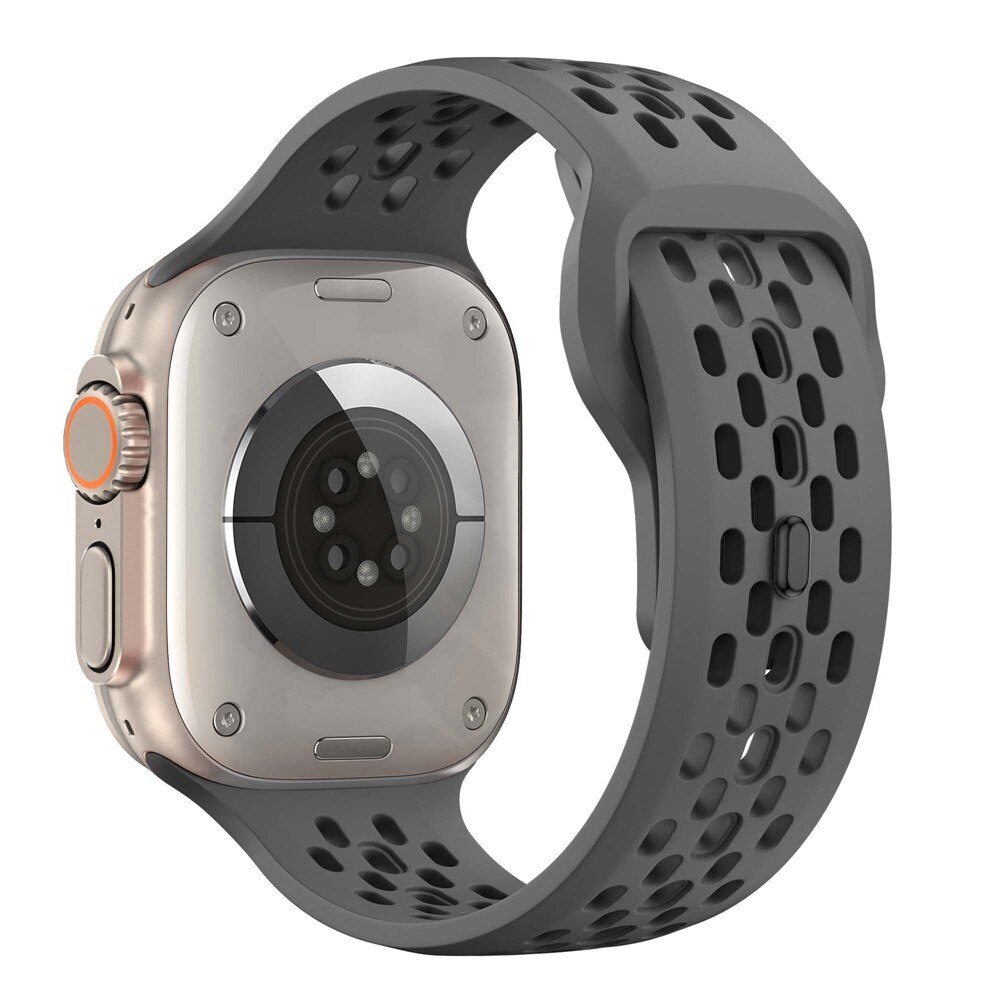 Correa Sport de silicona Apple Watch Ultra 49mm 1st Gen Gris oscuro