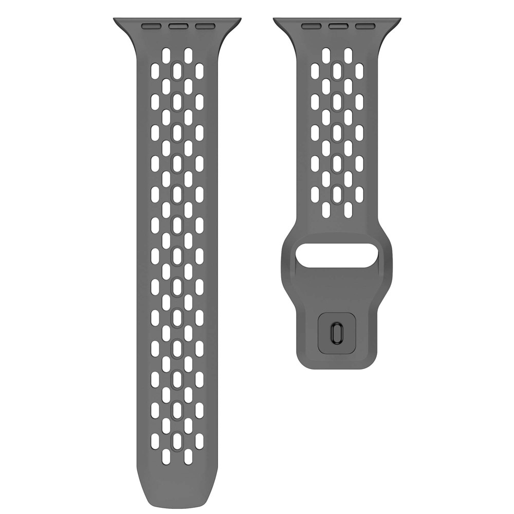 Correa Sport de silicona Apple Watch Ultra 49mm 1st Gen Gris oscuro
