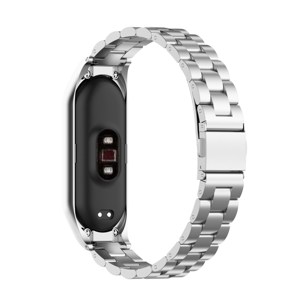 Correa de acero Xiaomi Mi Band 5/6 Plata