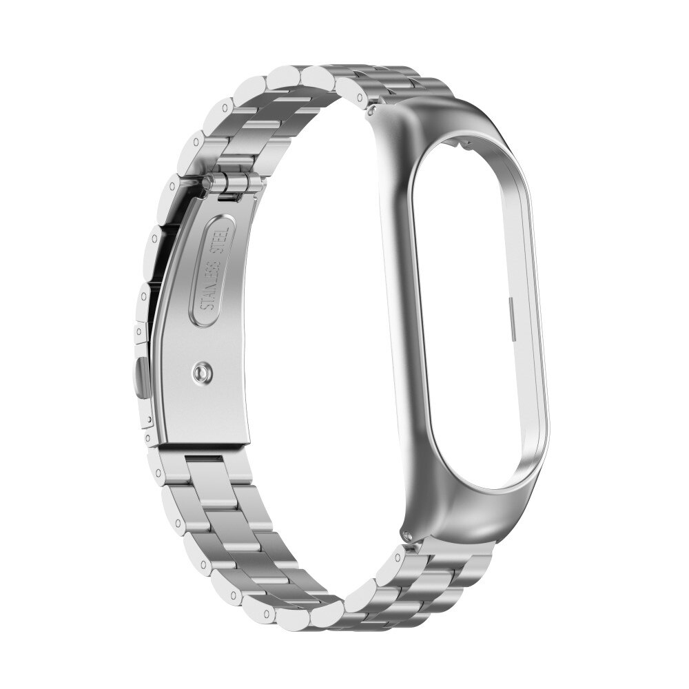 Correa de acero Xiaomi Mi Band 5/6 Plata