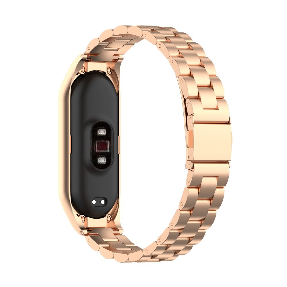 Correa de acero Xiaomi Mi Band 5/6 Oro rosa