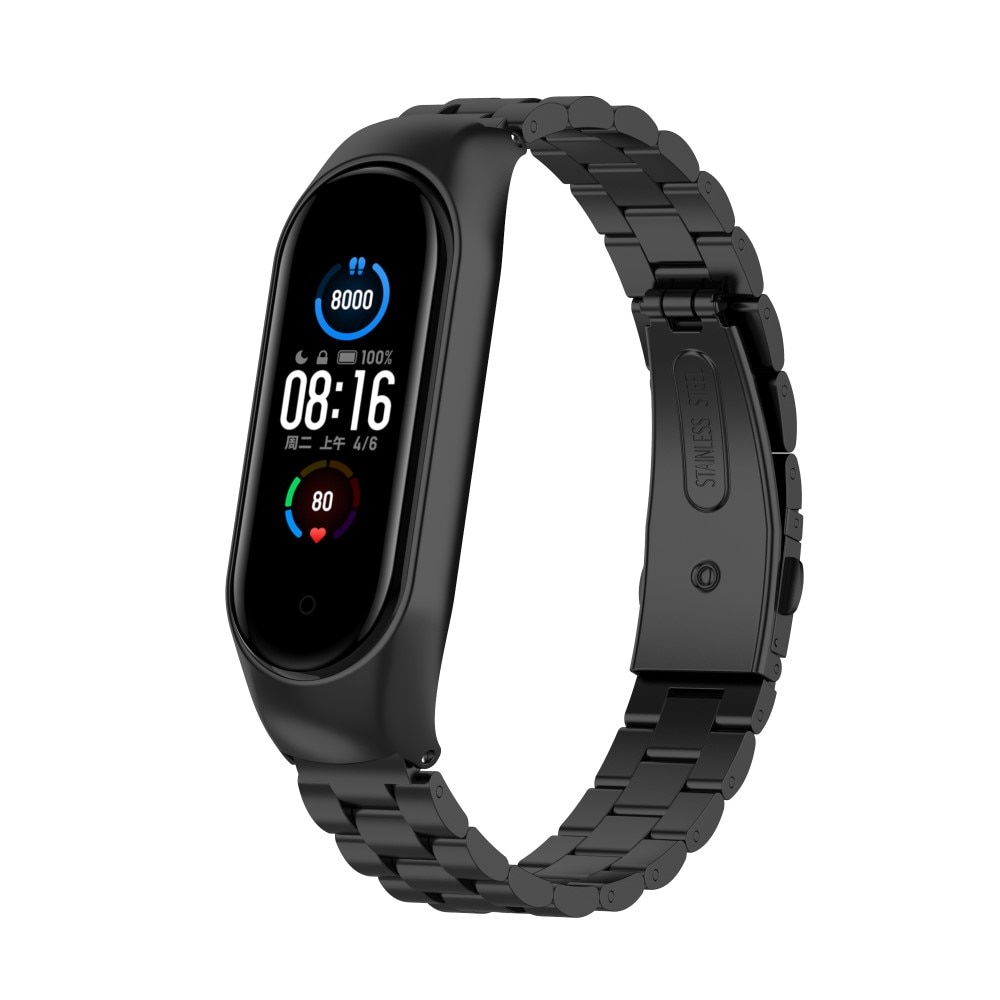 Correa de acero Xiaomi Mi Band 5/6 Negro