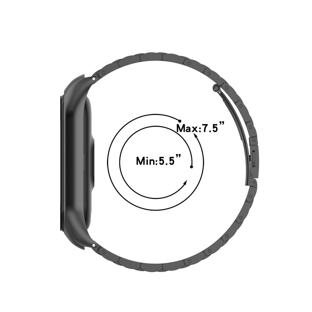 Correa de acero Xiaomi Mi Band 5/6 Negro