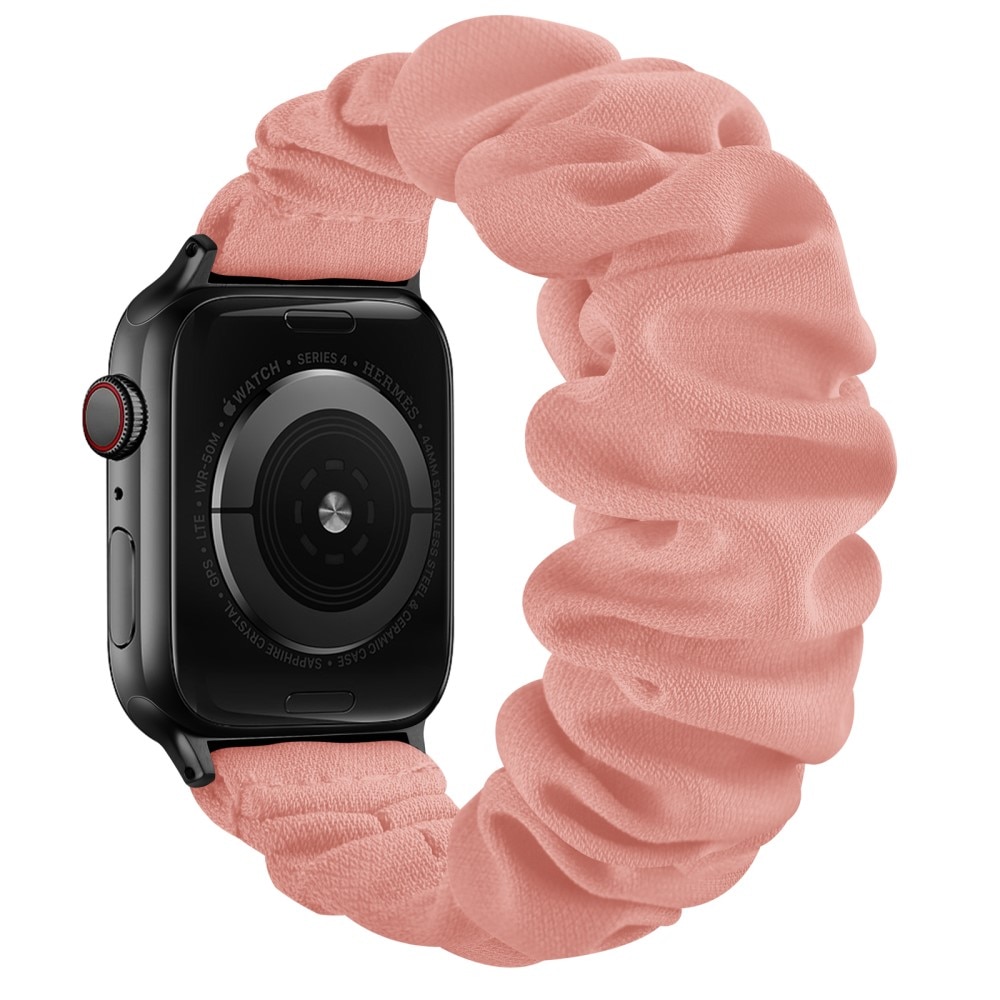 Correa Scrunchie Apple Watch 38/40/41 mm Rosa/Negro