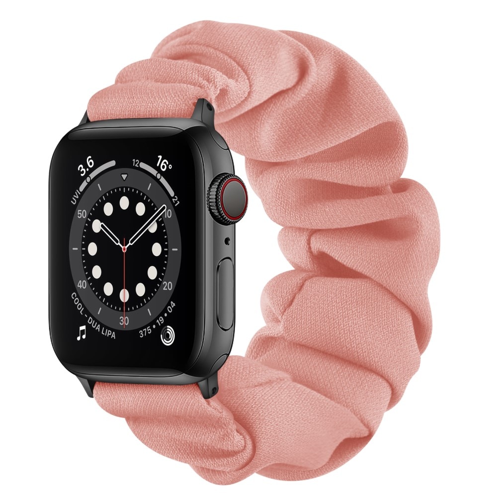 Correa Scrunchie Apple Watch 38/40/41 mm Rosa/Negro
