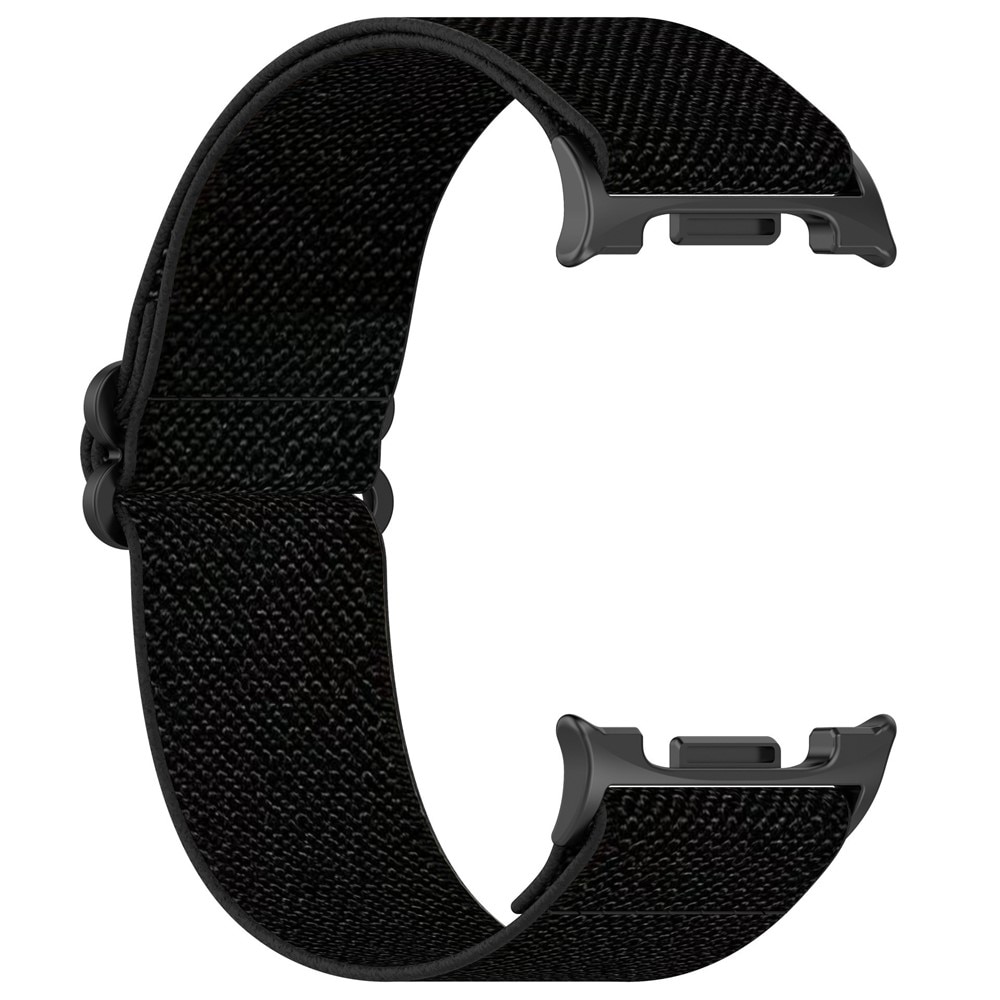 Correa elástica de nailon Samsung Galaxy Watch 8 Classic, Negro