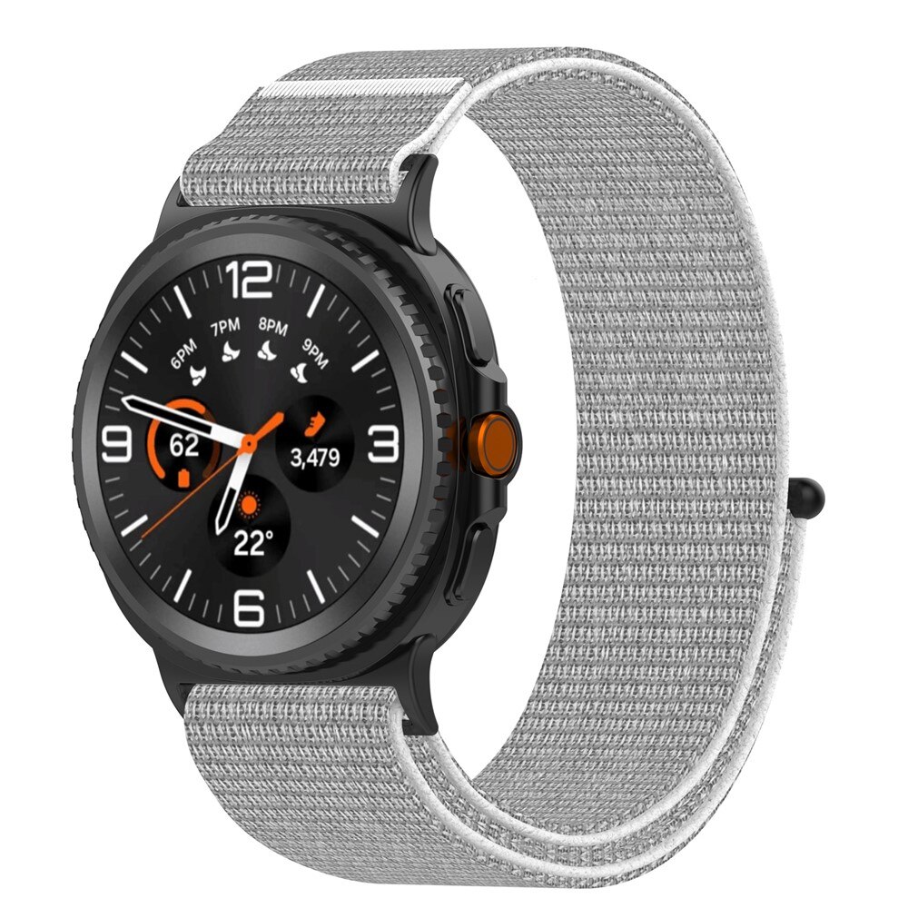 Correa de nailon Samsung Galaxy Watch 8 Classic Gris