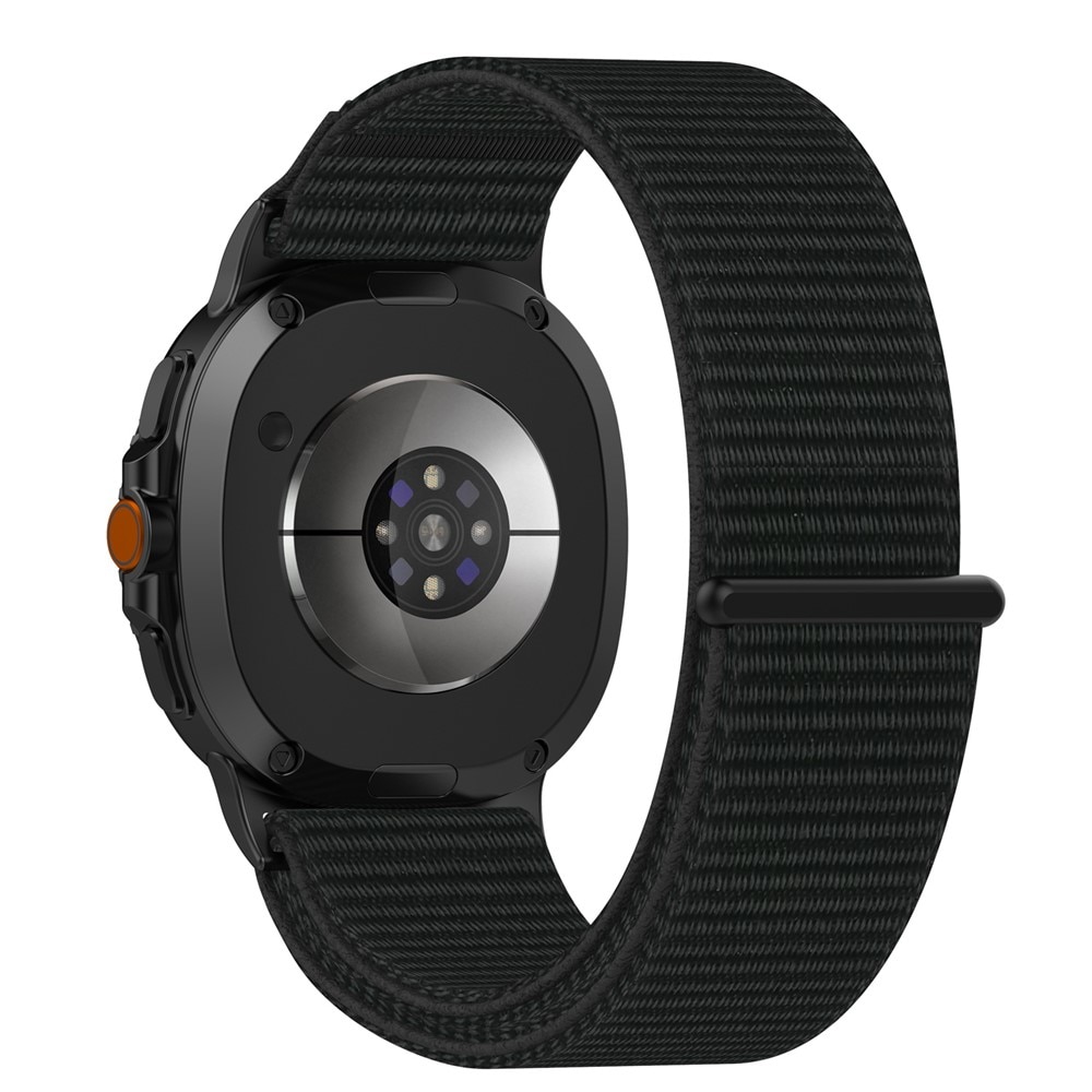 Correa de nailon Samsung Galaxy Watch 8 Classic Negro