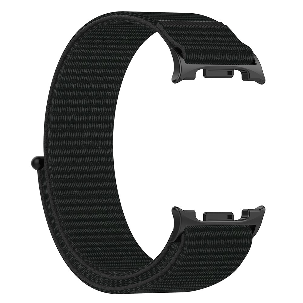 Correa de nailon Samsung Galaxy Watch 8 Classic Negro