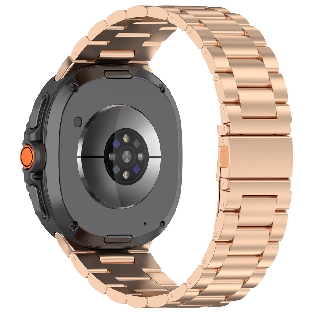 Correa de acero Samsung Galaxy Watch 8 Classic Oro rosa