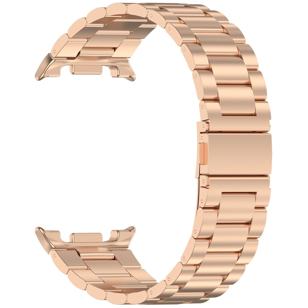 Correa de acero Samsung Galaxy Watch 8 Classic Oro rosa