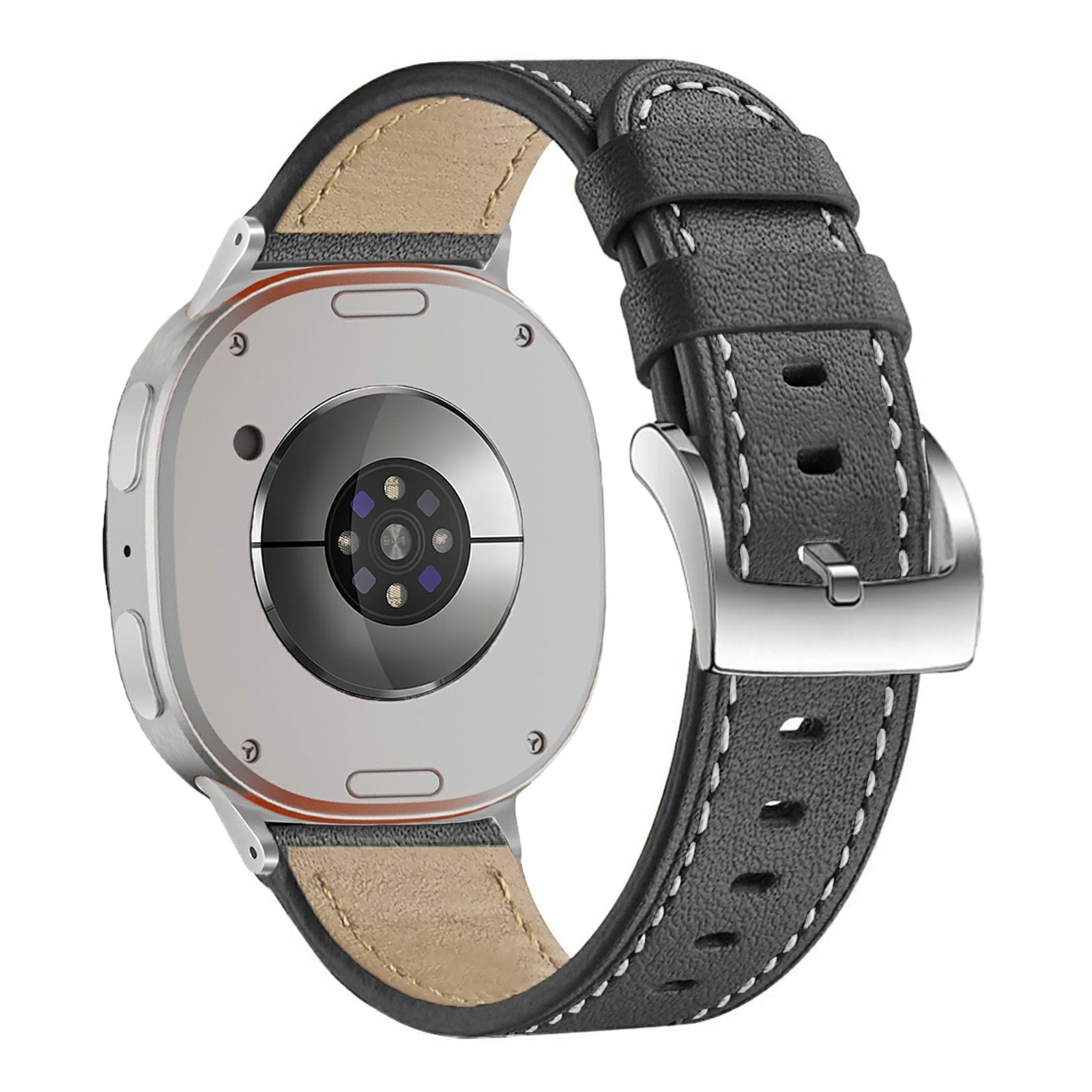 Correa de Piel Samsung Galaxy Watch 8 44mm Negro