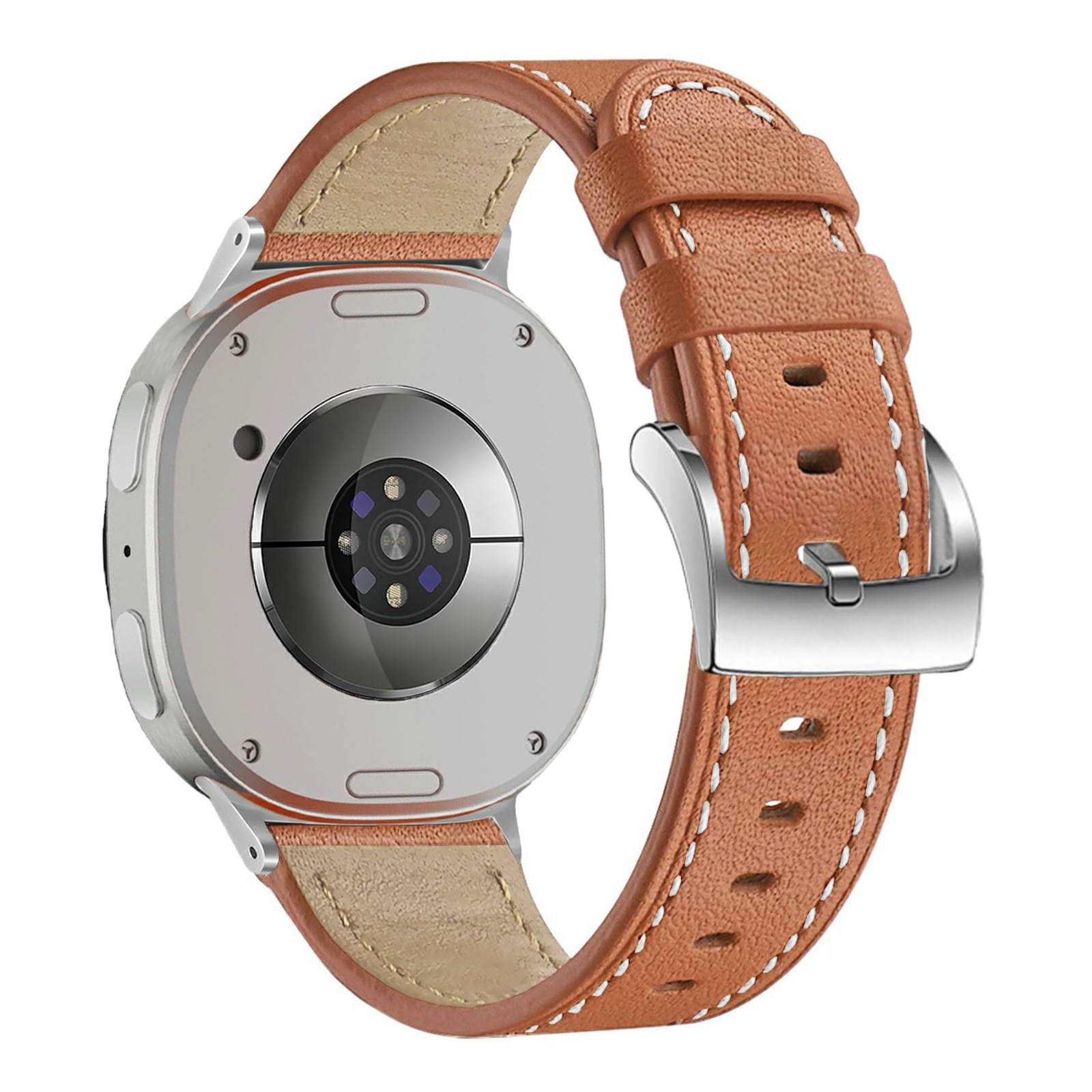 Correa de Piel Samsung Galaxy Watch 8 40mm Cognac