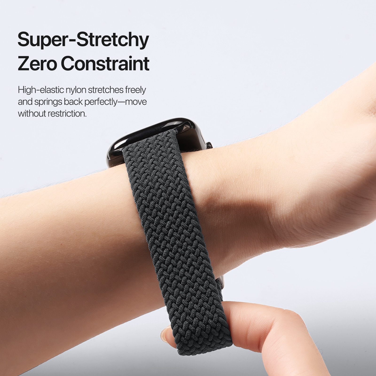 Correa de Nylon Woven Apple Watch Series 4-6 44mm Navy