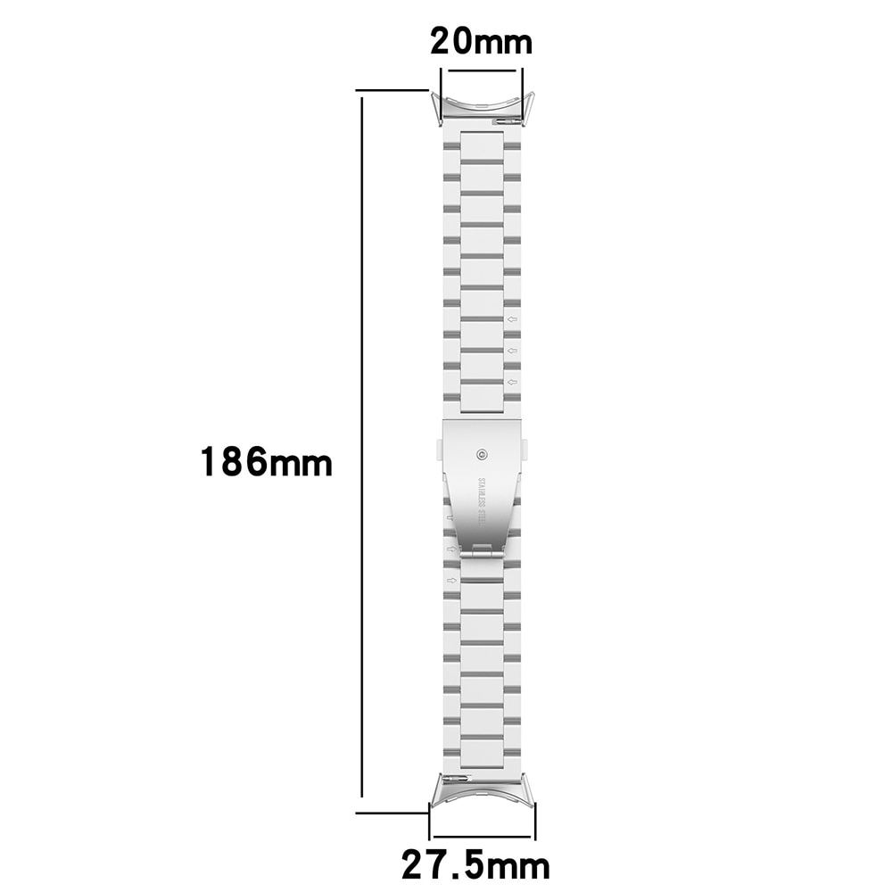 Correa de titanio Google Pixel Watch 2 Plata