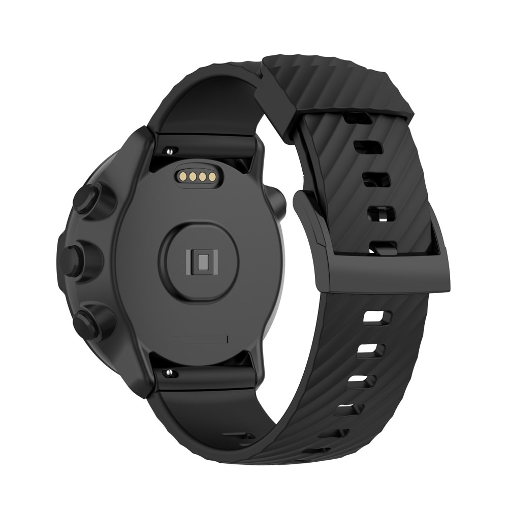 Correa de silicona para Suunto 7/9/9 Baro, negro - Comprar online