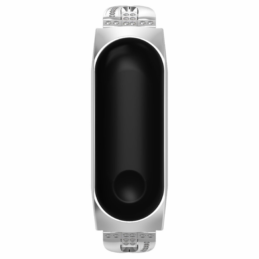 Correa Cristal Xiaomi Mi Band 3/4 Plata